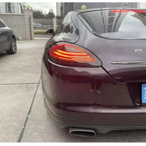 2011-13 Black LED Taillights For Porsche Panamera Left & Right Side High Quality