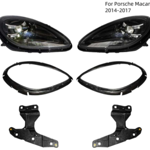 Matrix style laser LED headlight for Porsche Macan High Quality 2014-2017 [L&R]}